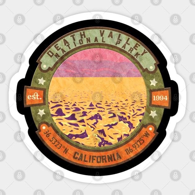 Death Valley National Park California Sticker by JordanHolmes